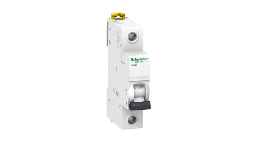 Schneider Acti 9 iK60 kismegszakító 1p C6A 6kA A9K24106